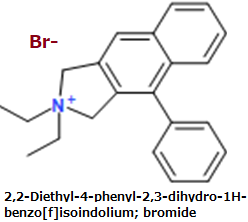 CAS#2,2-Diethyl-4-phenyl-2,3-dihydro-1H-benzo[f]isoindolium; bromide